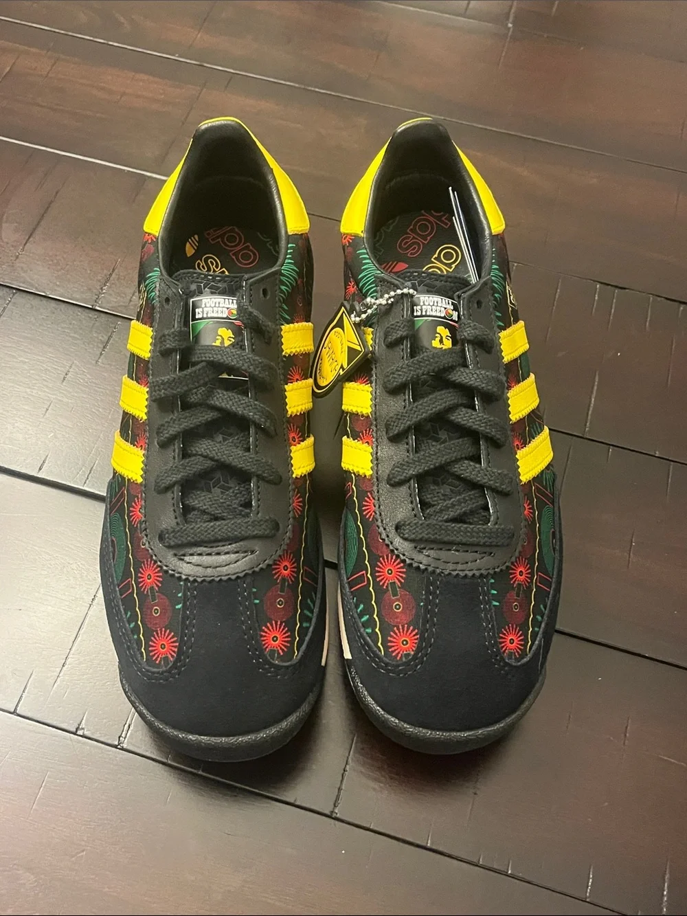 Adidas SL72 RS Jamaica Bob Marley Shoes Sneakers Reggae Mens Sz 5.5 / Womens 6.5